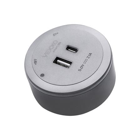 เต้ารับไร้สาย VEXXO USB TYPE A/C APB-0020 10 วัตต์ สีดำ_1