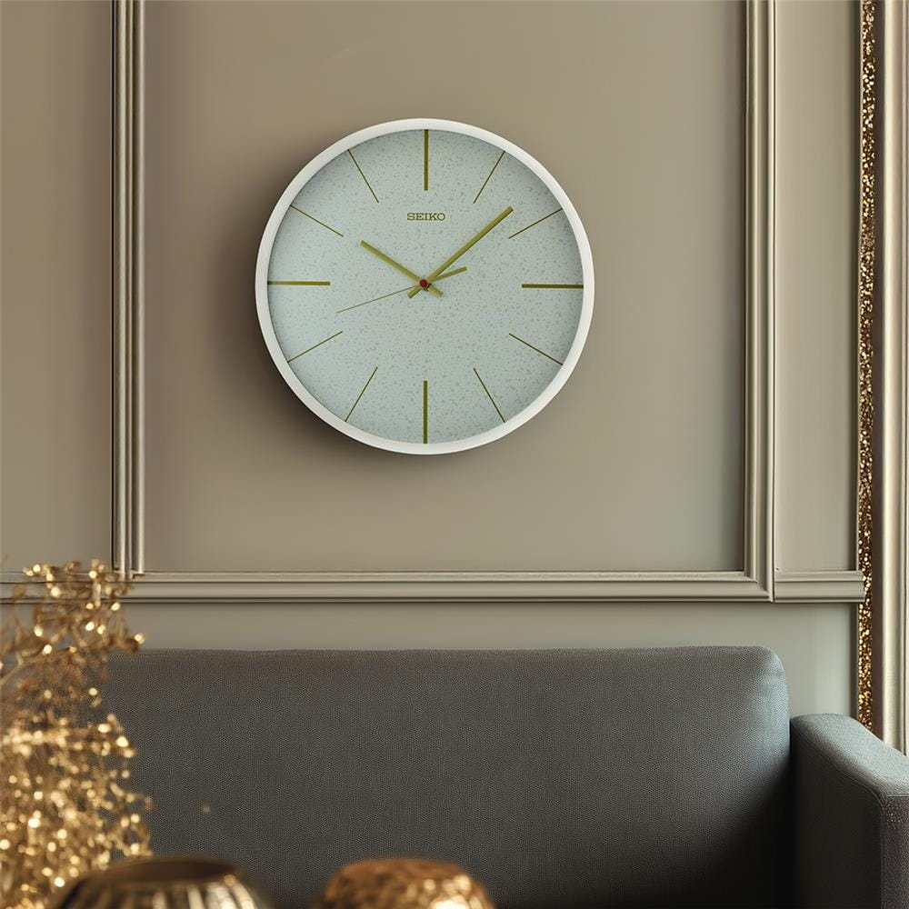นาฬิกาแขวน SEIKO CLOCKS QXA828W 12.9 นิ้ว สีขาว