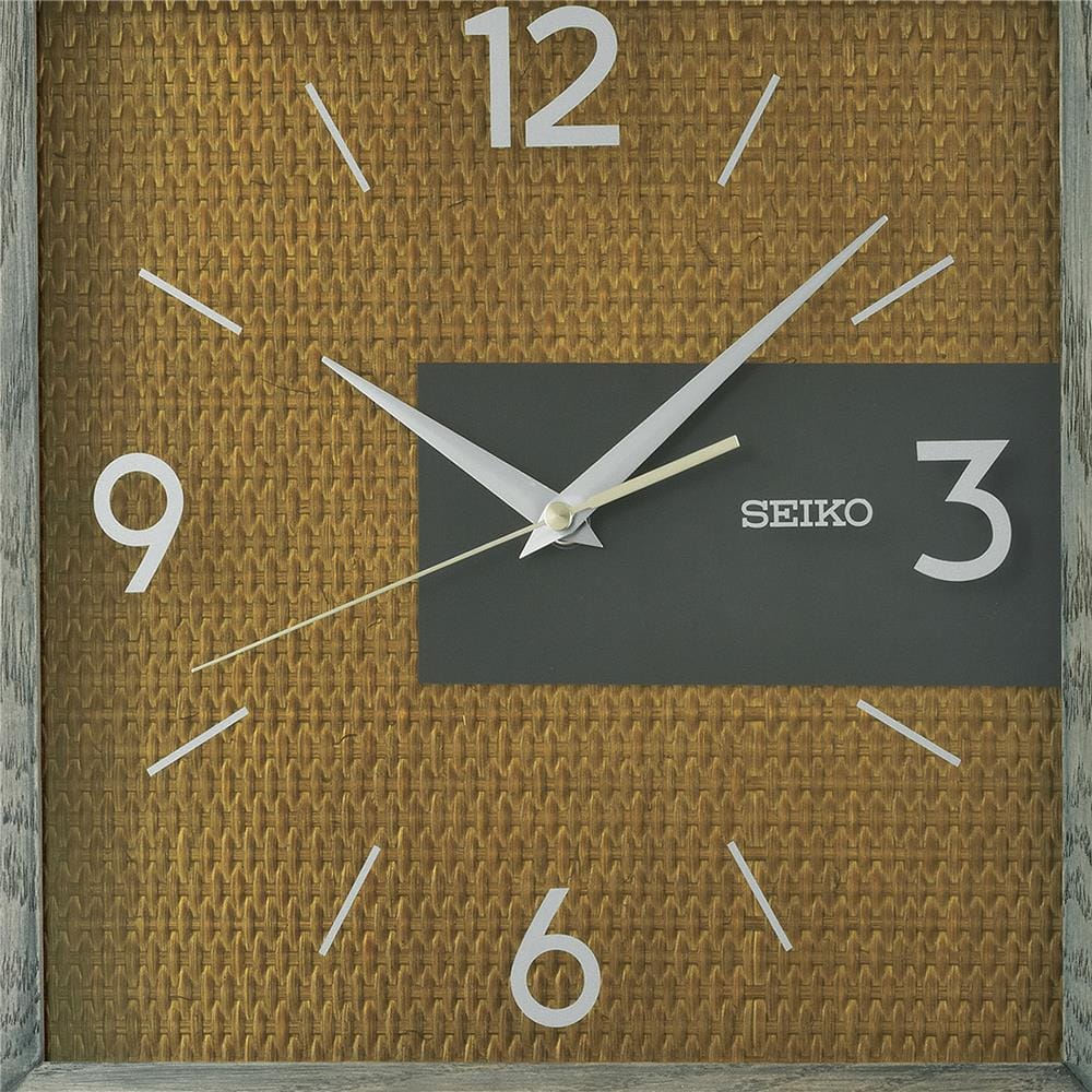 นาฬิกาแขวน SEIKO CLOCKS QXA845N 12.9 นิ้ว สีน้ำตาล