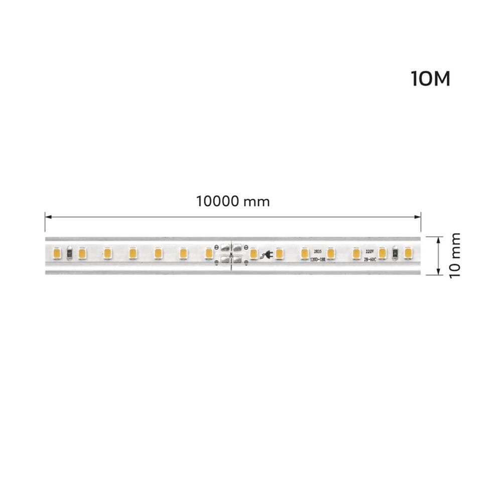 ไฟเส้น LED LAMPTAN STRIPLIGHT SET SMD 8 วัตต์ 10 เมตร WARM WHITE