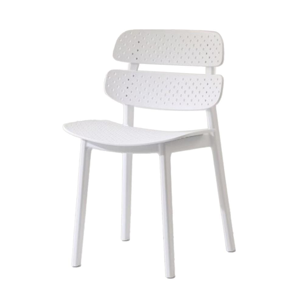 เก้าอี้พลาสติก SPRING TESSIE DOT สีขาว_1
