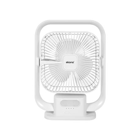 พัดลมพกพา 8 นิ้ว EKONO EK-PTB02 สีขาว_0