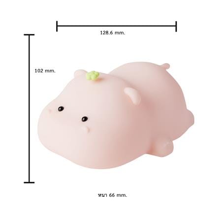 ไฟตั้งโต๊ะ LED MOFII BABY HIPPO 0.5 วัตต์ สีชมพู_5