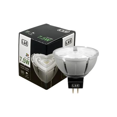 หลอด LED L&E MR16/PAR DIM 12V 10D 7.5 วัตต์ COOL WHITE GU5.3_4