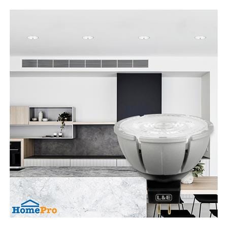 หลอด LED L&E MR16/PAR DIM 12V 10D 7.5 วัตต์ WARM WHITE GU5.3_5