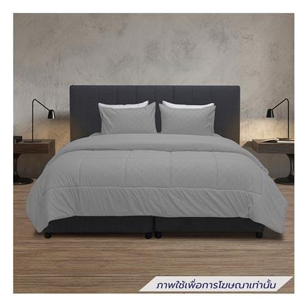 ชุดผ้าปูที่นอน 6 ฟุต 6 ชิ้น PICASSO BASIC ENJOY สี GREY_0