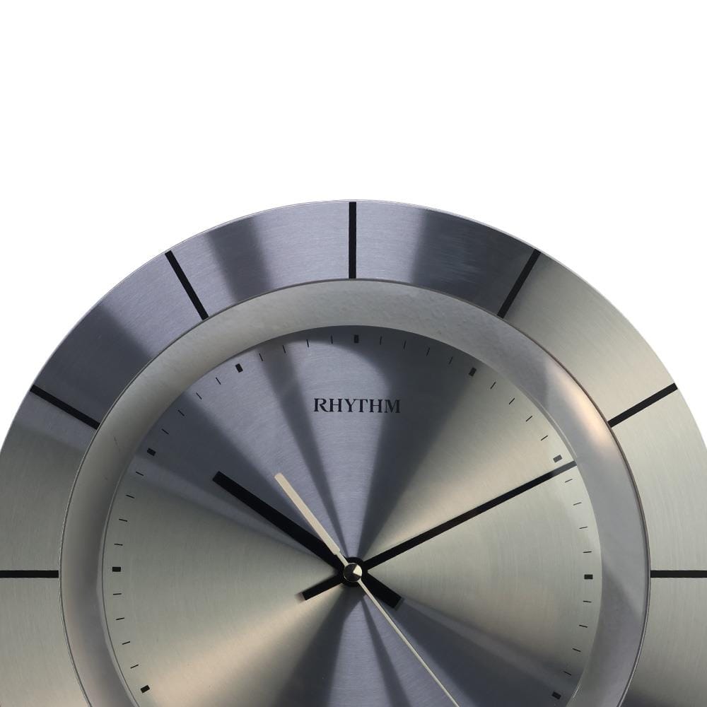 นาฬิกาแขวน RHYTHM CMG141NR19 11.6 นิ้ว สีเงิน