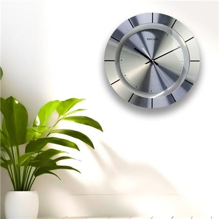นาฬิกาแขวน RHYTHM CMG141NR19 11.6 นิ้ว สีเงิน_5