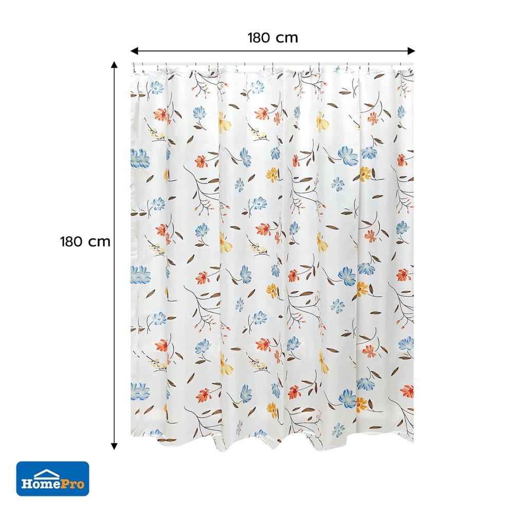 ม่านห้องน้ำ POLY MOYA ACS23013A 180X180 ซม.