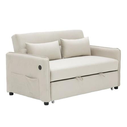โซฟาเบด 2 ที่นั่ง SB FURNITURE BONDANIE 19234947 สีครีม_4