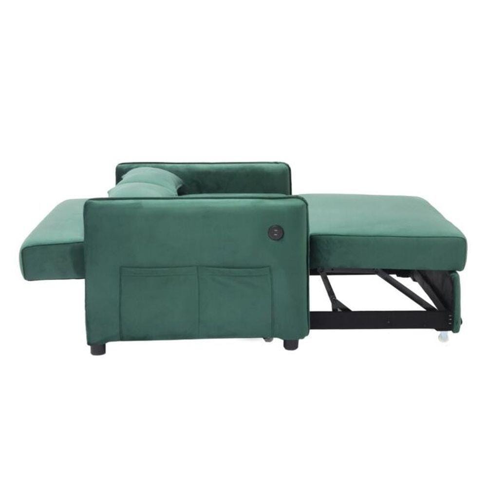 โซฟาเบด 2 ที่นั่ง SB FURNITURE BONDANIE 19234945 สีเขียว