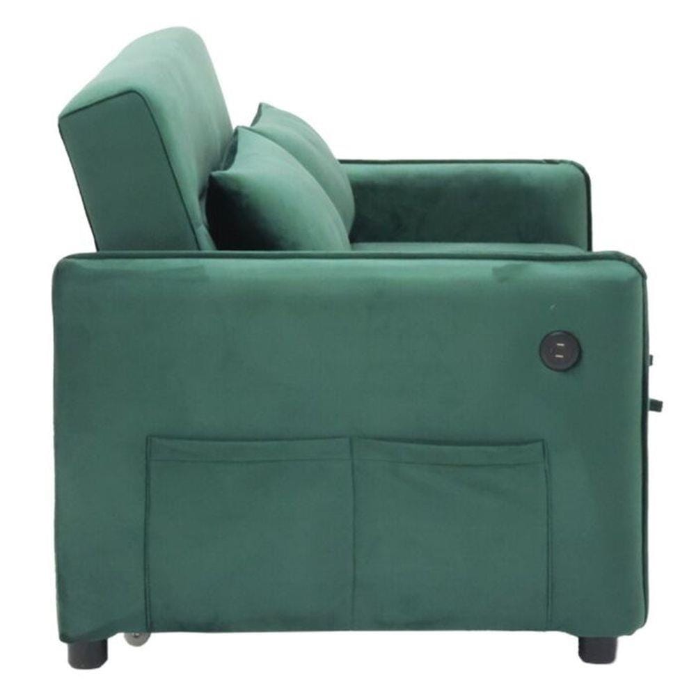 โซฟาเบด 2 ที่นั่ง SB FURNITURE BONDANIE 19234945 สีเขียว