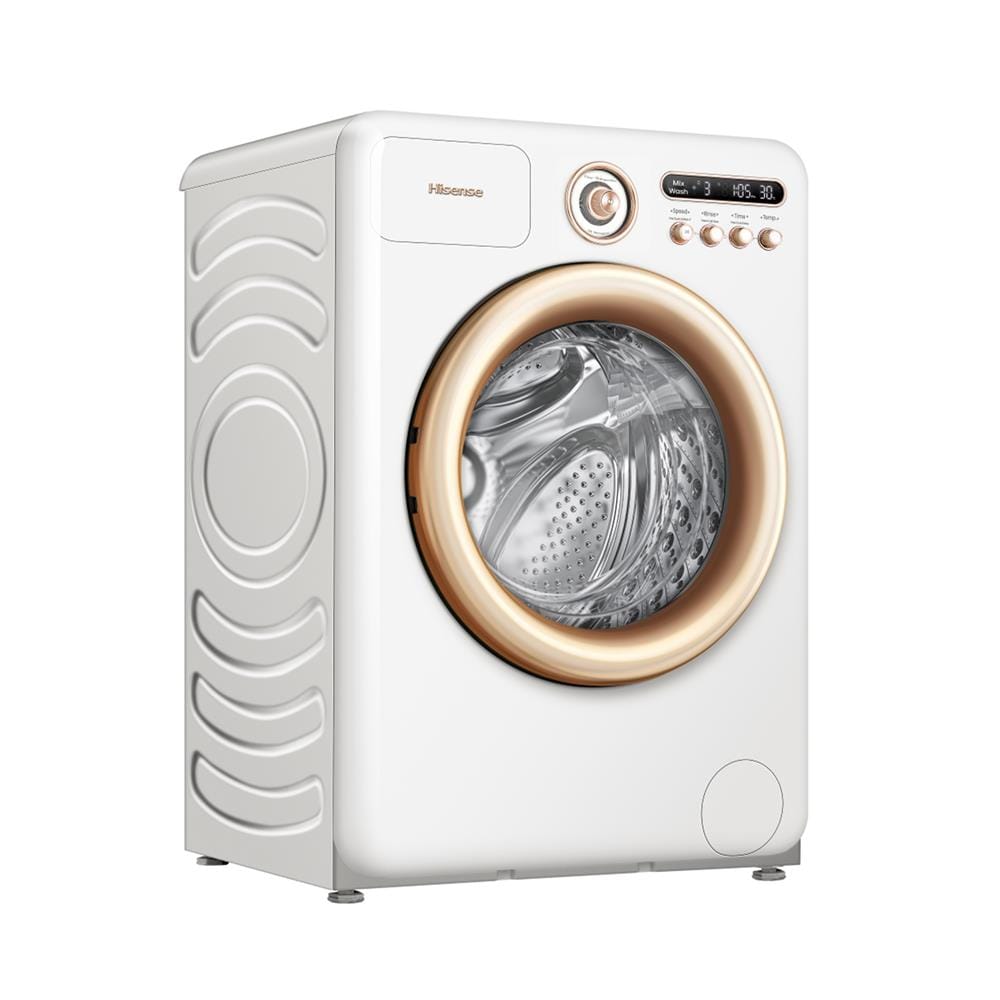 เครื่องซักผ้าฝาหน้า HISENSE WF105R5 10.5 กก. 1400 RPM อินเวอร์เตอร์ สีขาว
