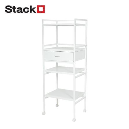 ชั้นวางของ 4 ชั้น STACKO ROBUSTE 50X39X136 ซม. สีขาว_0