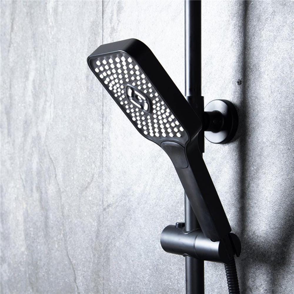 ฝักบัว RAIN SHOWER RASLAND RA F621-F66-BLK สีดำ
