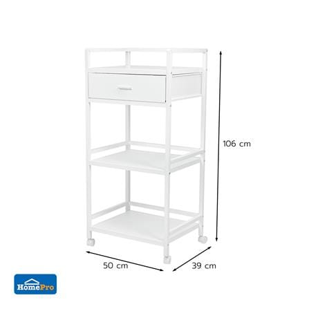 ชั้นวางของ 3 ชั้น STACKO ROBUSTE 50X39X106 ซม. สีขาว_6