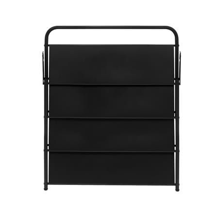 ชั้นวางรองเท้า 4 ชั้น STACKO BRISK 70X23X70.5CM  สีดำ_4