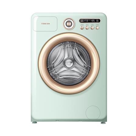 เครื่องซักอบผ้าฝาหน้า HISENSE WD105R5 10.5/7 กก. 1400RPM อินเวอร์เตอร์ สีเขียวพาสเทล_0
