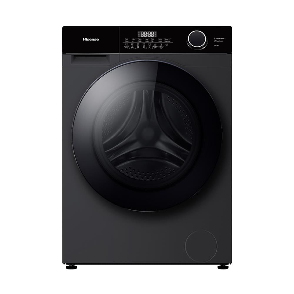 เครื่องซักอบผ้าฝาหน้า HISENSE WD105M3 10.5/7 กก. 1400RPM อินเวอร์เตอร์ สีดำ