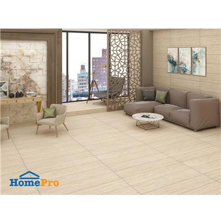 กระเบื้องพื้นพอร์ซเลน 20x120 ซม. TARA ไลน์เนอร์วู้ด เบจ PM 1.2 ตร.ม._5