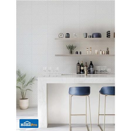 กระเบื้องผนัง 25x40 ซม. TARA คามิลล่า ไวท์ A 1 ตร.ม._2