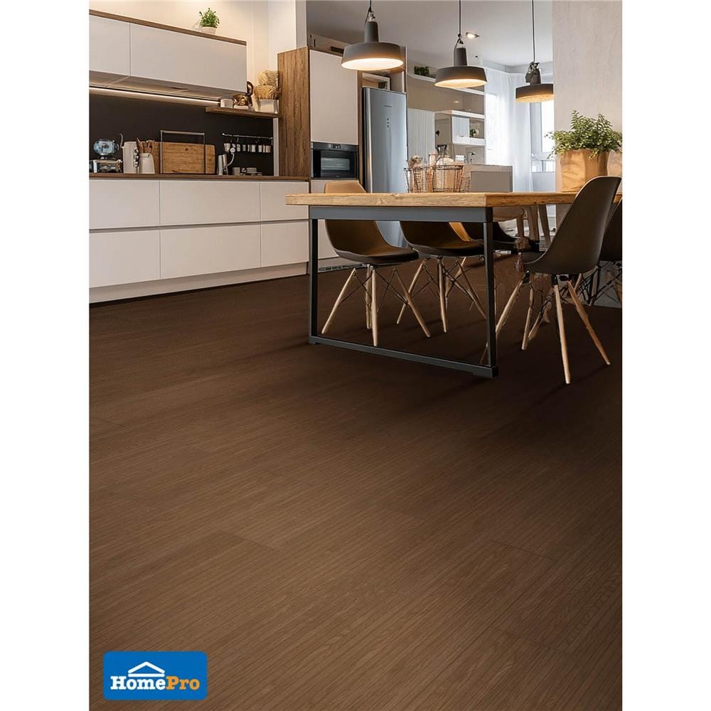 กระเบื้องพื้นพอร์ซเลน 20x120 ซม. TARA ไลน์เนอร์วู้ด น้ำตาลเข้ม PM 1.2 ตร.ม.