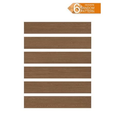 กระเบื้องพื้นพอร์ซเลน 20x120 ซม. TARA ไลน์เนอร์วู้ด น้ำตาลเข้ม PM 1.2 ตร.ม._1