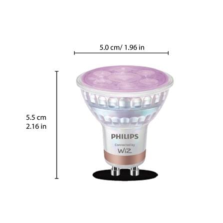 หลอด LED PHILIPS MR16/PAR SMART BULB BOHLAM PINTAR 4.7 วัตต์ RGB GU10_5