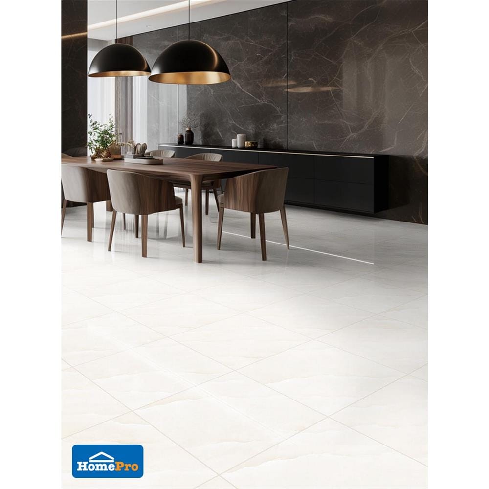 กระเบื้องพื้น 40x40 ซม. TARA เอด้ามาร์เบิ้ล สีเบจ A 0.96 ตร.ม.