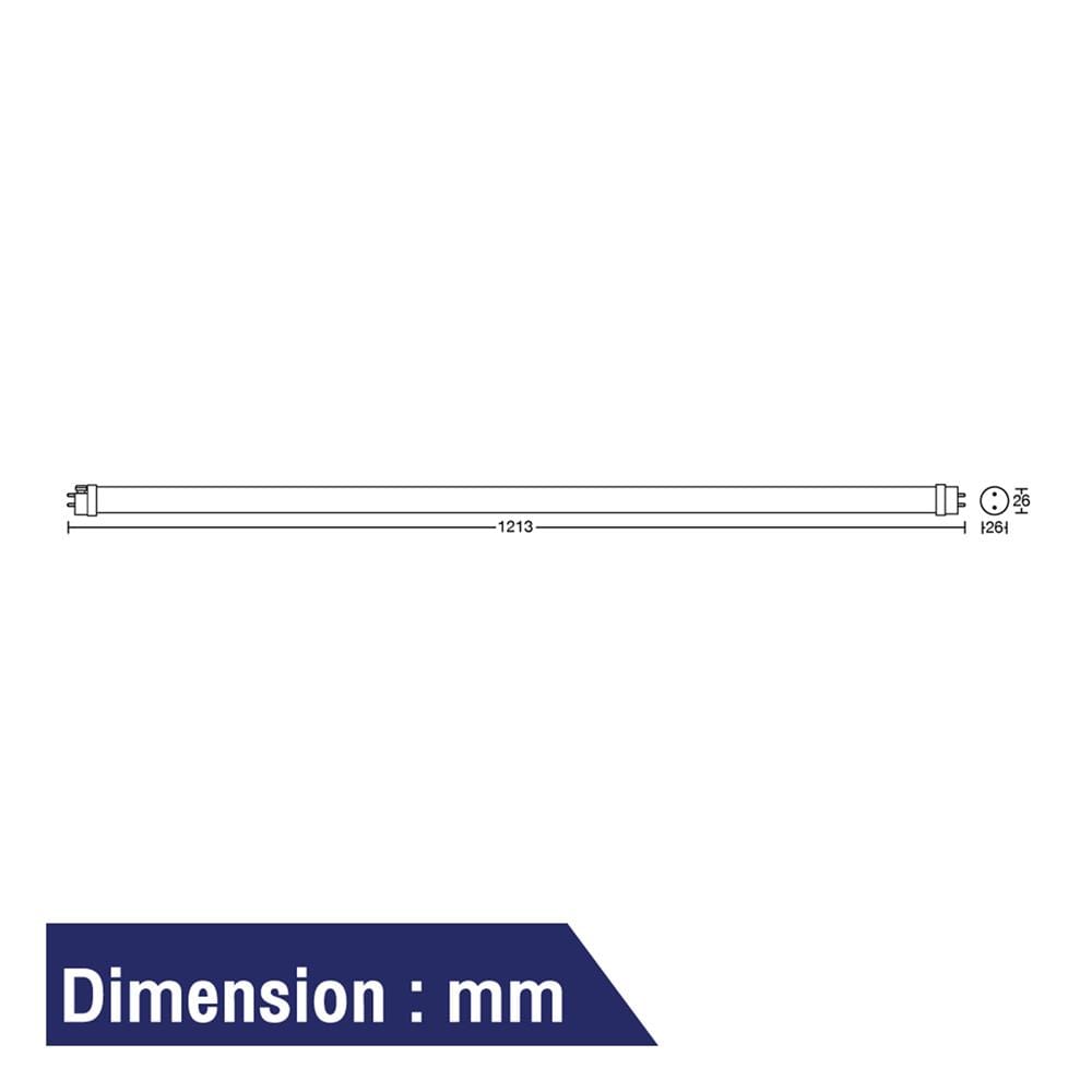 หลอด LED BEC T8 LUGA DE 30 วัตต์ DAYLIGHT G13