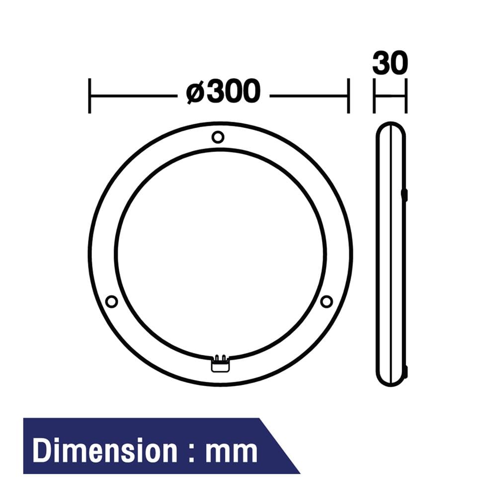 หลอด LED BEC MAGNET CIRCULAR 30 วัตต์ DAYLIGHT