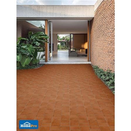 กระเบื้องพื้นพอร์ซเลน  16x16 นิ้ว COTTO ไซรัส เคลย์ น้ำตาล PM 0.96 ตร.ม._3