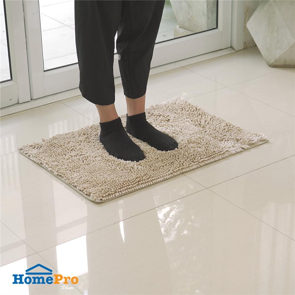 พรม HOME LIVING STYLE GRACE 45X70 ซม. สีครีม