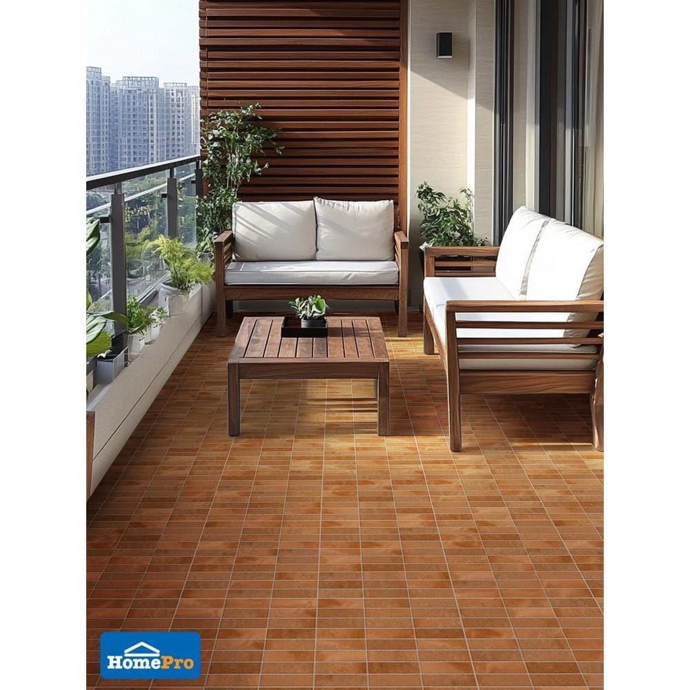 กระเบื้องพื้นพอร์ซเลน  16x16 นิ้ว COTTO ทัซคาน เทอราคอตต้า PM 0.96 ตร.ม.