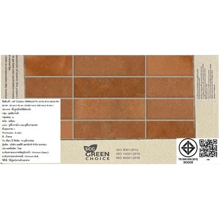 กระเบื้องพื้นพอร์ซเลน  16x16 นิ้ว COTTO ทัซคาน เทอราคอตต้า PM 0.96 ตร.ม._6