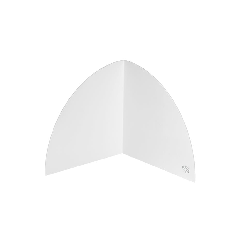 ที่กั้นหนังสือเหล็ก SPACEMAKER A1-004-W 12.6X12.6X12.6 ซม. สีขาว
