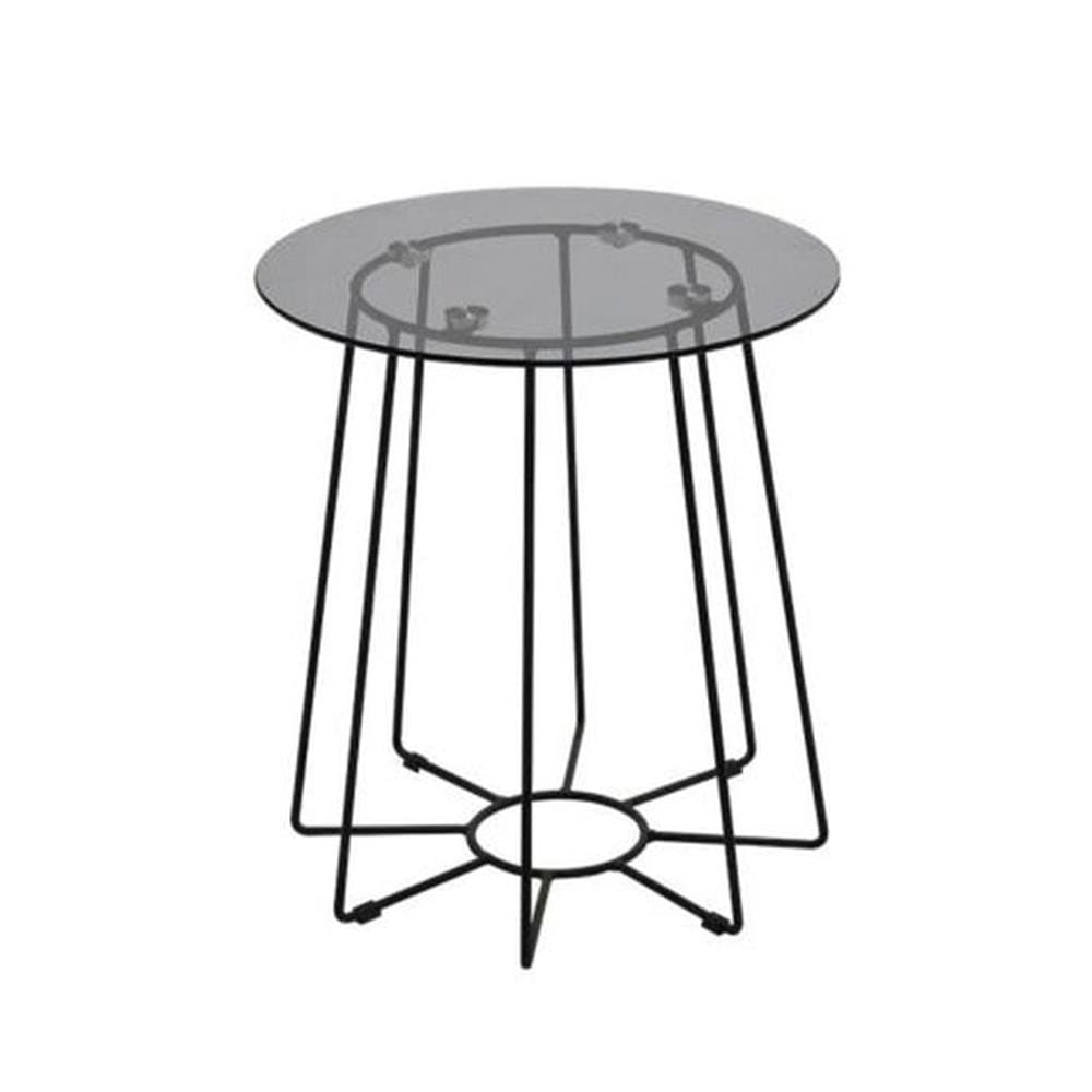 โต๊ะข้าง SB FURNITURE LETO 19222329 45 ซม. สีดำ