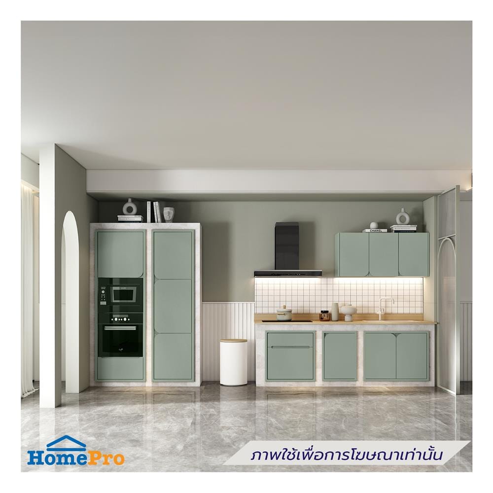 บานซิงค์คู่ KITZCHO CURVE 86x66 ซม. สี LEAF