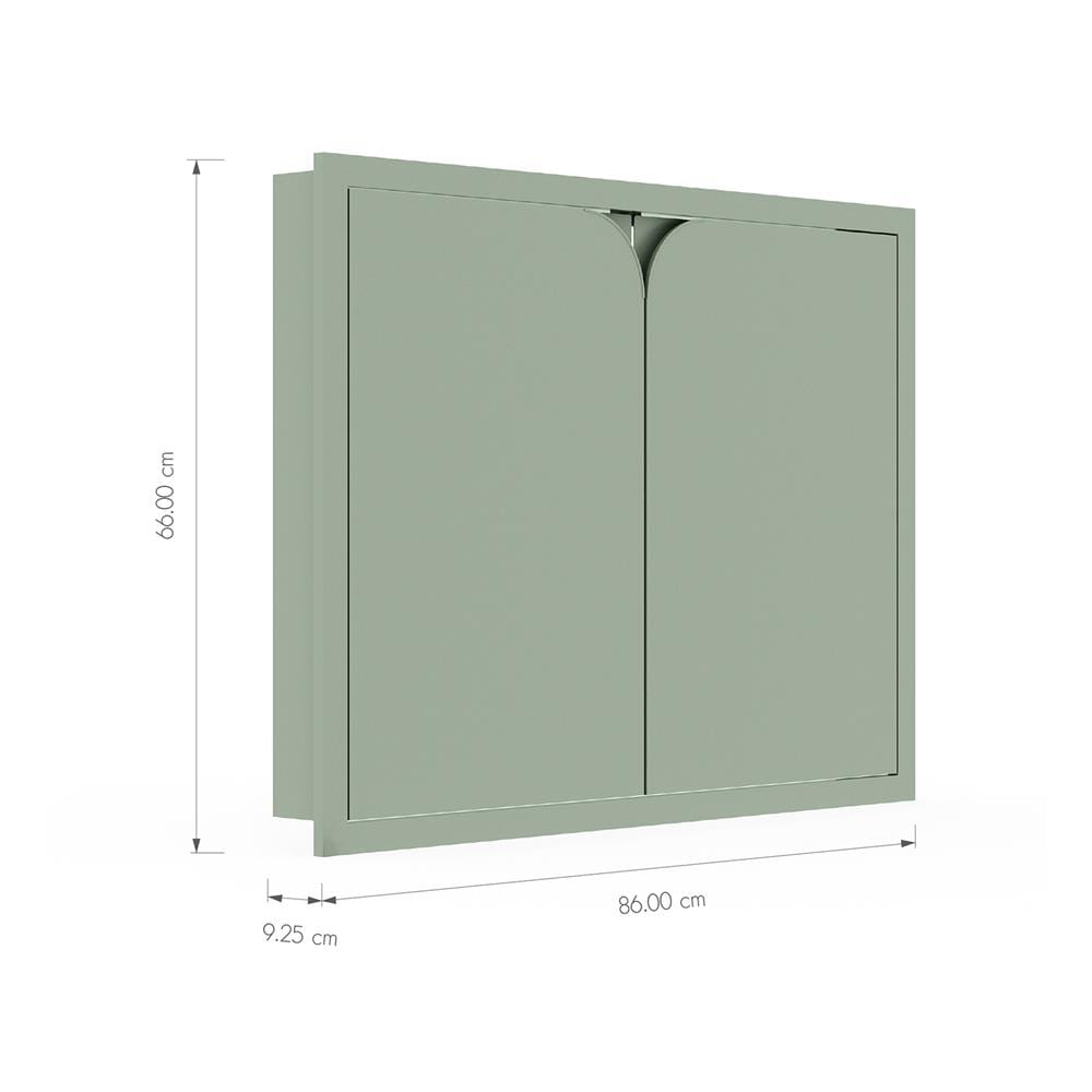 บานซิงค์คู่ KITZCHO CURVE 86x66 ซม. สี LEAF