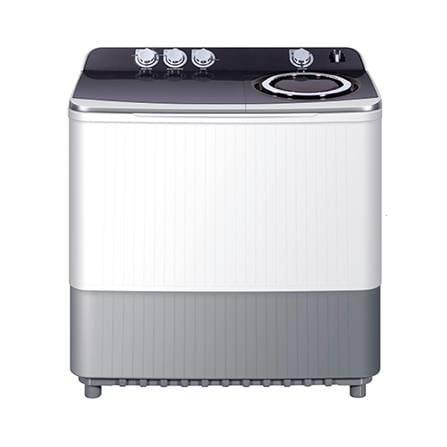 เครื่องซักผ้า 2 ถัง HAIER HWM-T160N2 16 กก. สีขาว-เทา_0