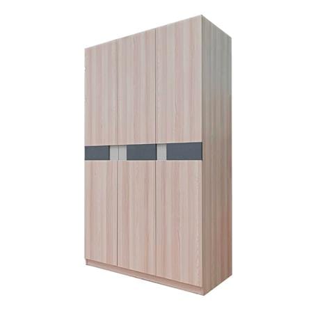 ตู้เสื้อผ้า 3 บานเปิด FURDINI BRICK 120 ซม. สี PINEOAK_0