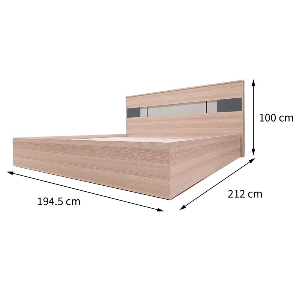 เตียง 6 ฟุต FURDINI BRICK สี PINEOAK