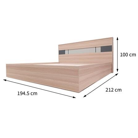 เตียง 6 ฟุต FURDINI BRICK สี PINEOAK_6