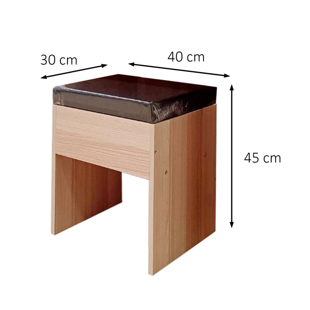 ชุดโต๊ะเครื่องแป้ง FURDINI BRICK 60 ซม. สี PINEOAK