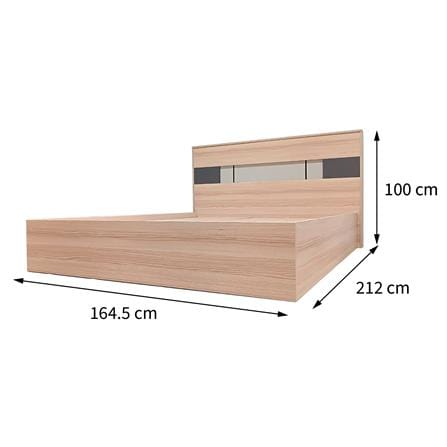 เตียง 5 ฟุต FURDINI BRICK สี PINEOAK_6