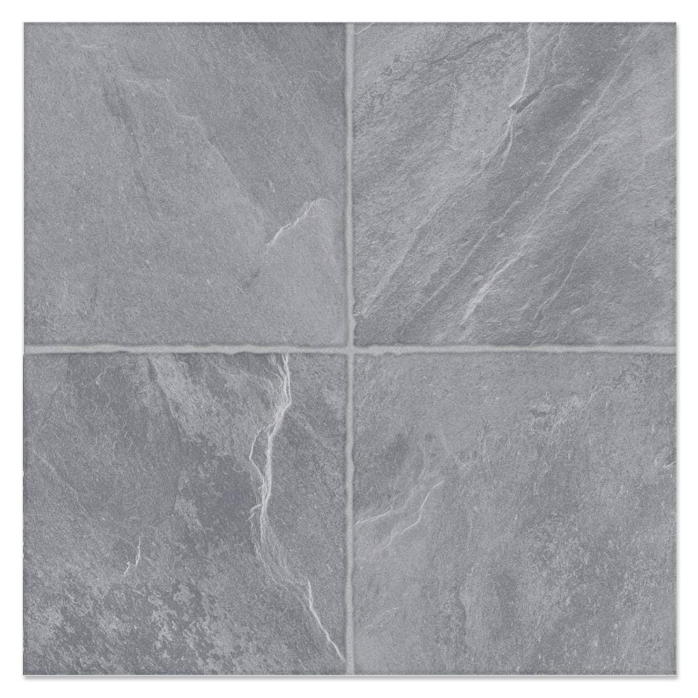 กระเบื้องพื้นพอร์ซเลน  16x16 นิ้ว COTTO แคนยอน สโตน สีเทา PM 0.96 ตร.ม.