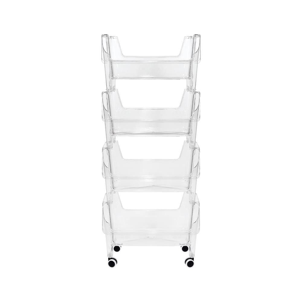 ชั้นวางของ 4 ชั้น STACKO KLARO 42X32.5X103.5 ซม. สีใส