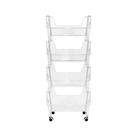 ชั้นวางของ 4 ชั้น STACKO KLARO 42X32.5X103.5 ซม. สีใส_2