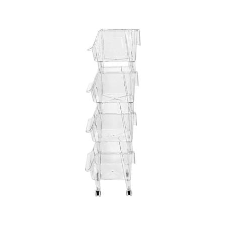 ชั้นวางของ 4 ชั้น STACKO KLARO 42X32.5X103.5 ซม. สีใส_3