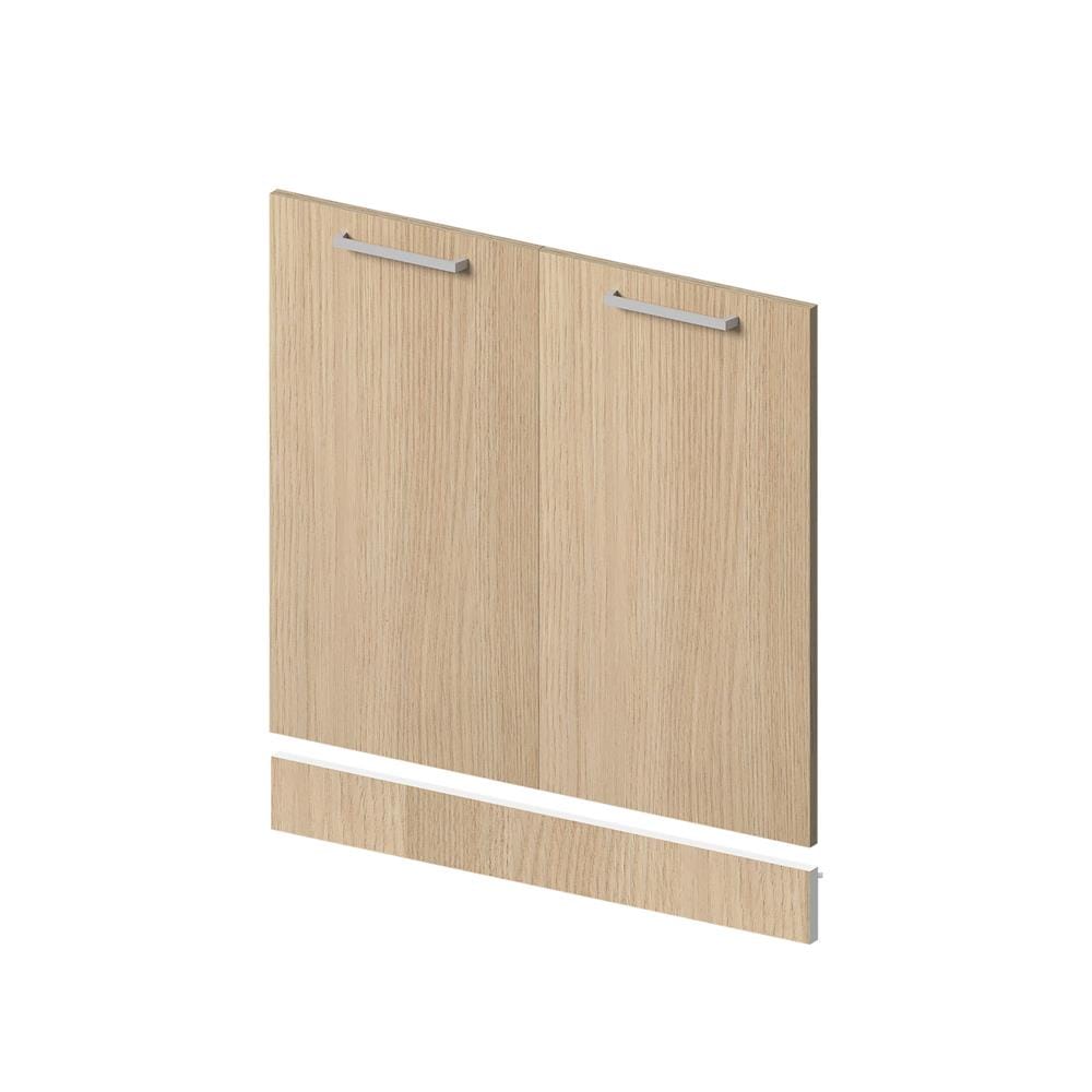 บานคู่โครงตู้ล่าง UPVC CABIN JUNO 80x83.5 ซม. สีบีช